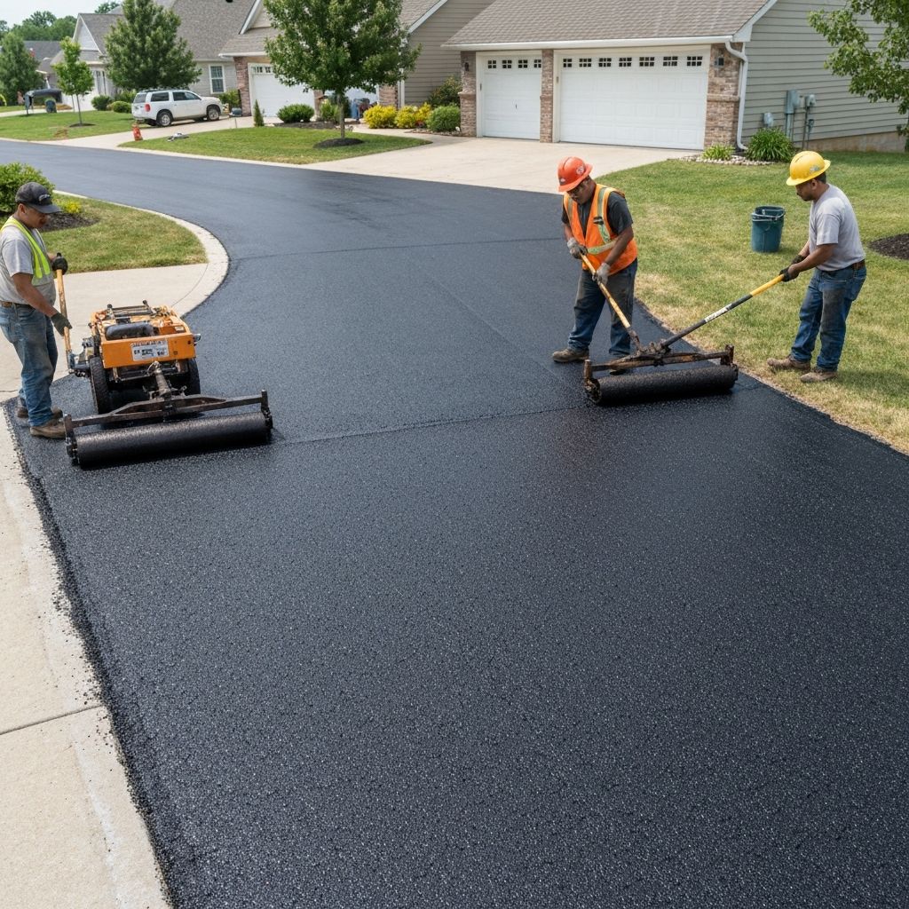 Professional asphalt sealcoating in North York