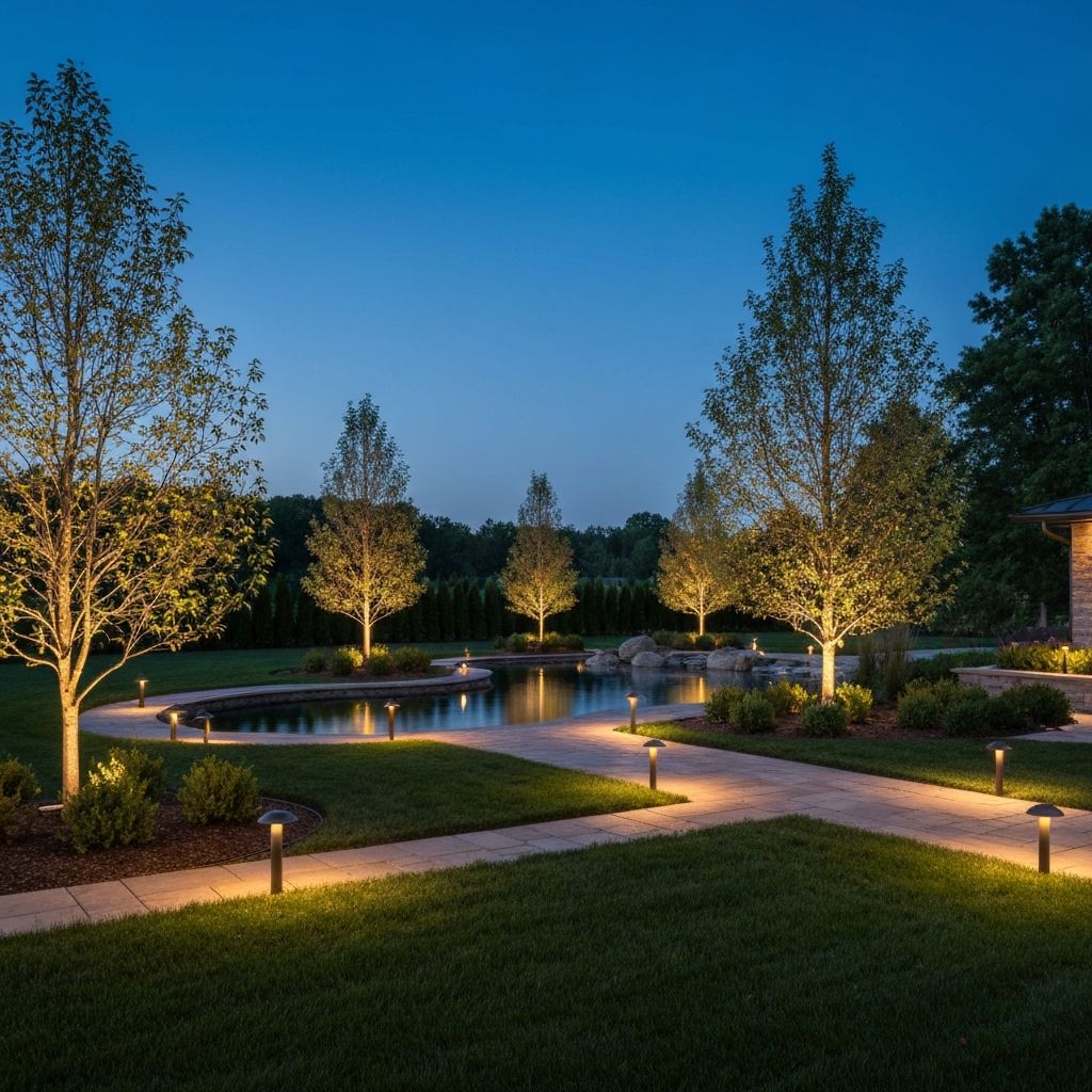Professional Landscape Lighting Installation North York